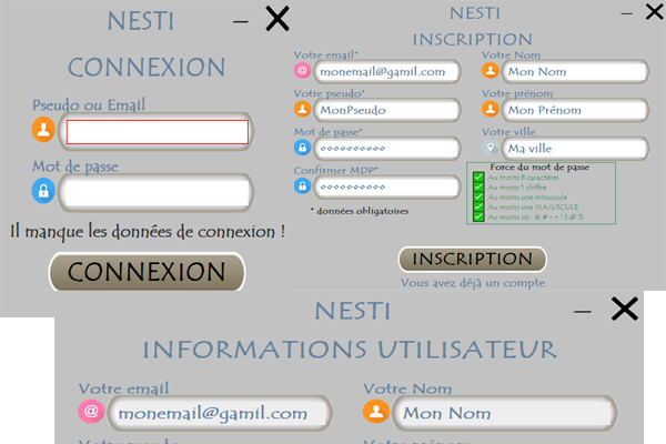 Connexion JAVA
